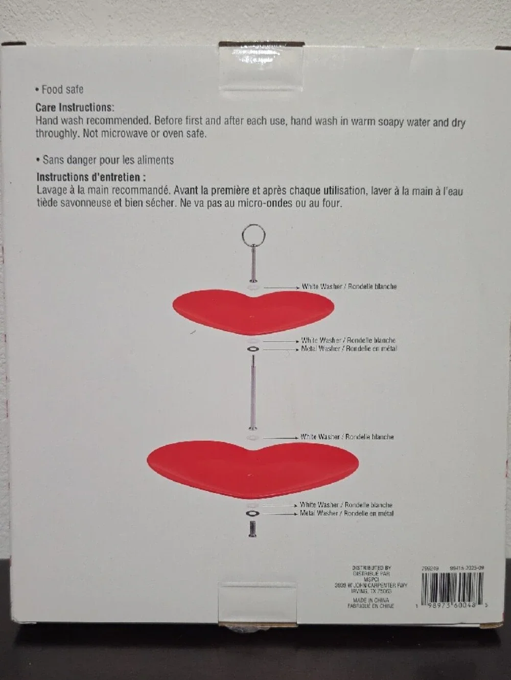 Valentine's Day Red Heart Treat Stand